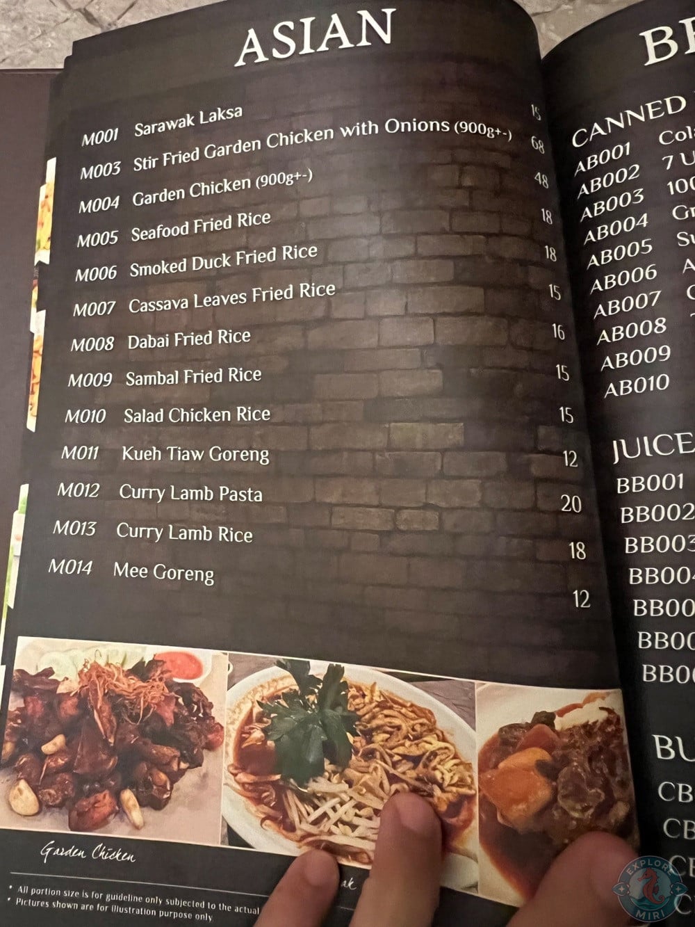 Barnyard 68 Restaurant Bar Menu Asian 21