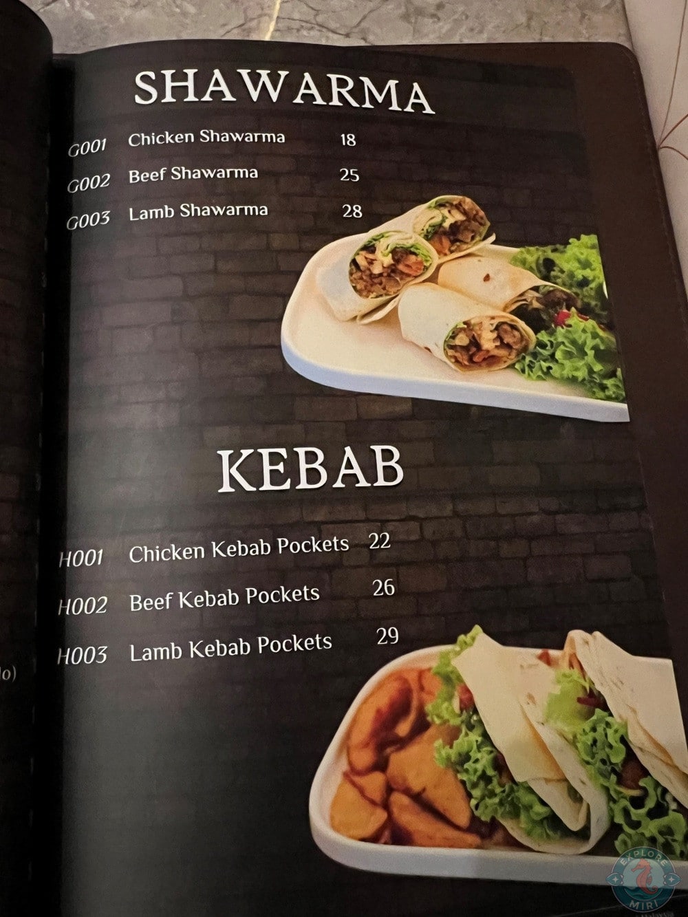 Barnyard 68 Restaurant Bar Menu Shawarma and Kebab 20