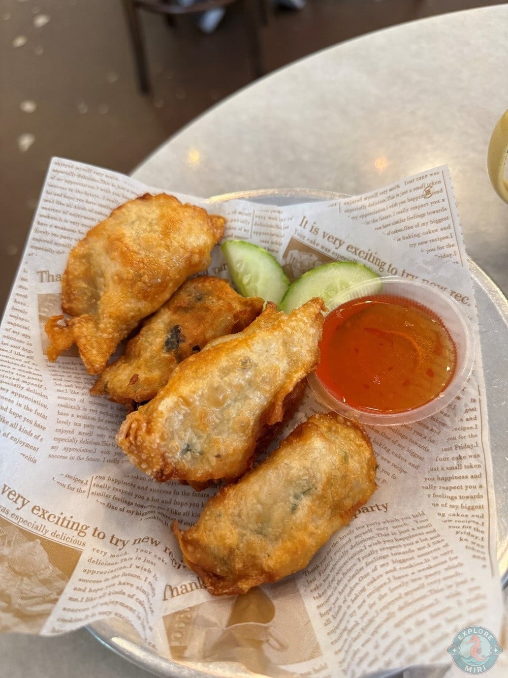 M Kopitiam Miri Fried Chicken Dumpling 6