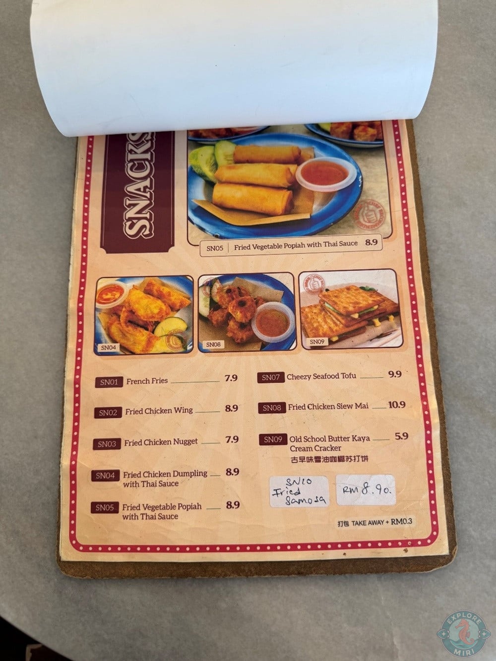 M Kopitiam Miri Menu Snacks 18