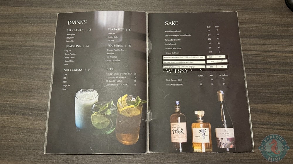 Izakaya Musashi Menu Drinks Sake Whisky 20