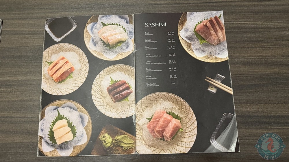 Izakaya Musashi Menu Sashimi 14