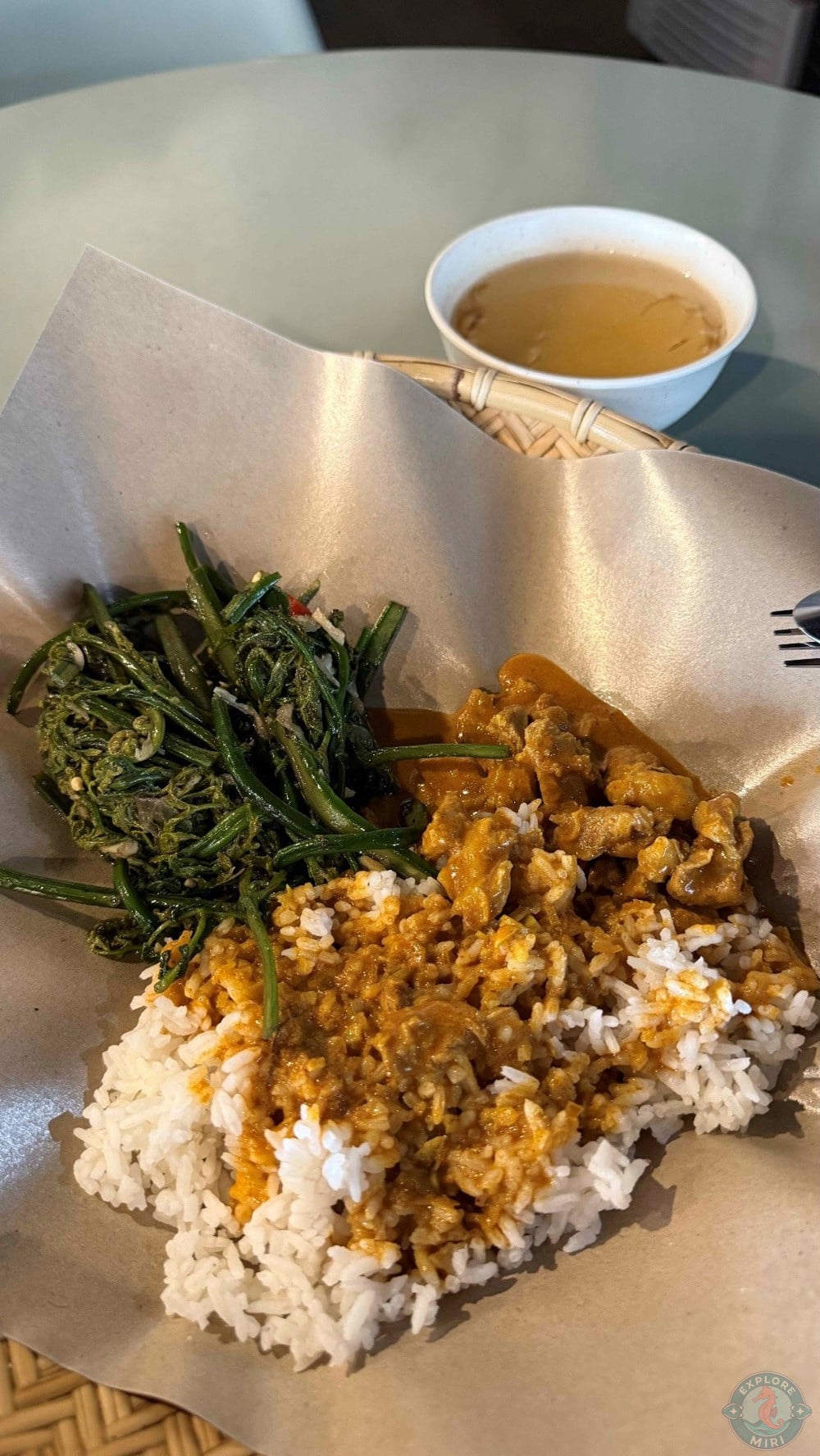 Maan Cafe and Restaurant Miri Bidayuh & Local Cuisine nasi campur 4