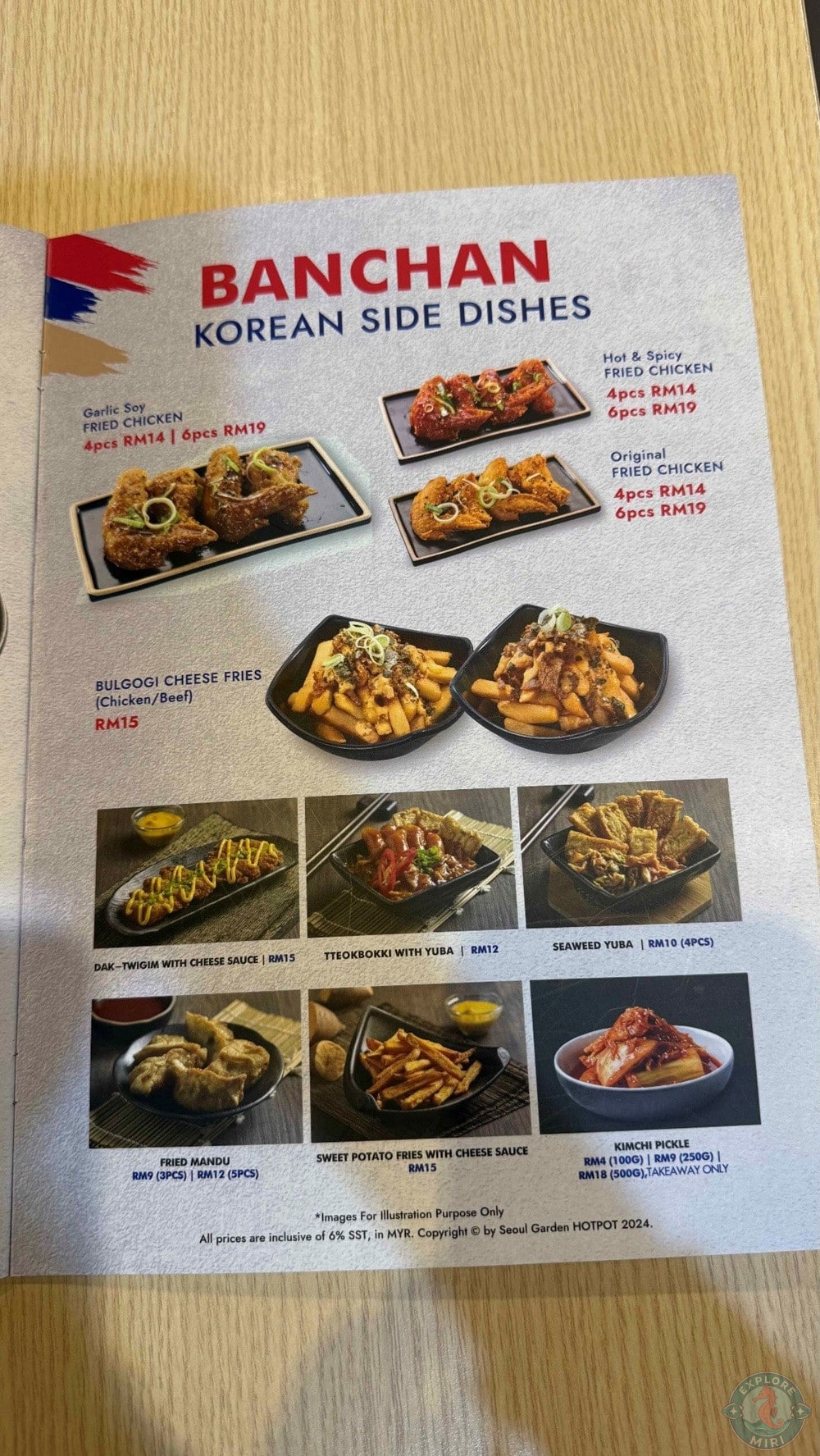 Seoul Garden Hotpot Imperial Permaisuri Mall Miri Banchan Menu Korean Side Dishes 13