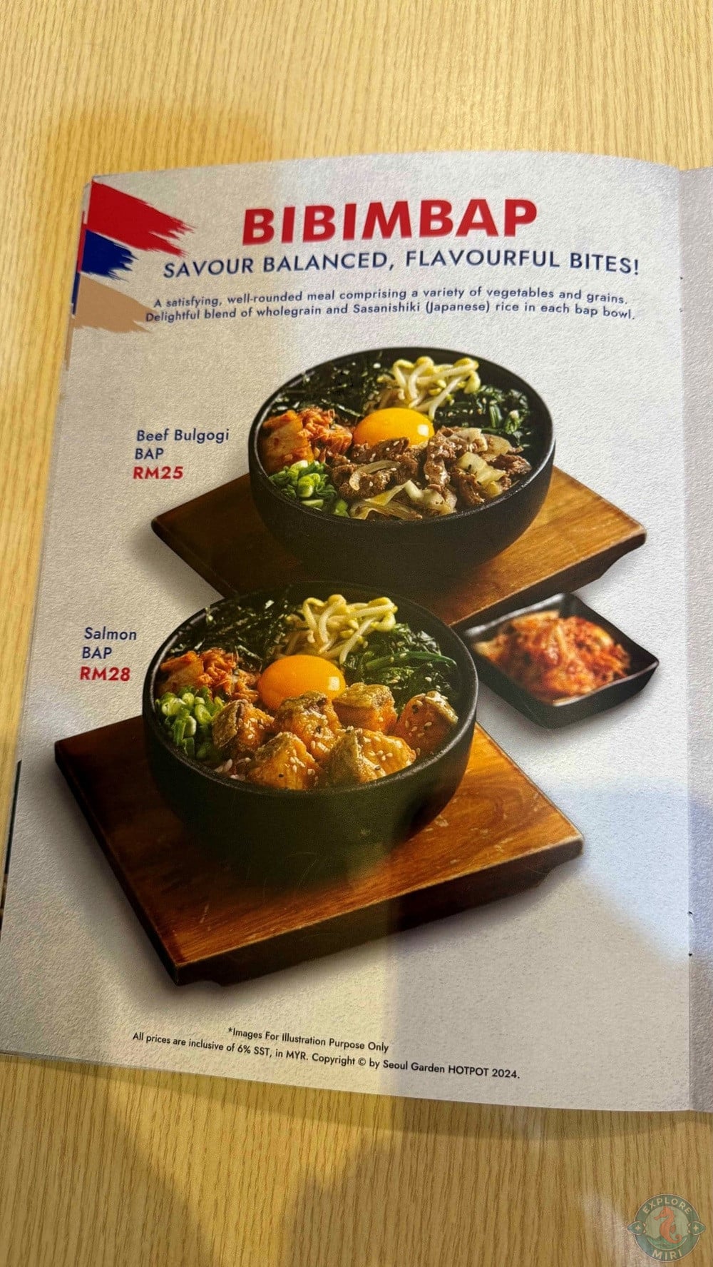 Seoul Garden Hotpot Imperial Permaisuri Mall Miri Bibimbap Menu-16