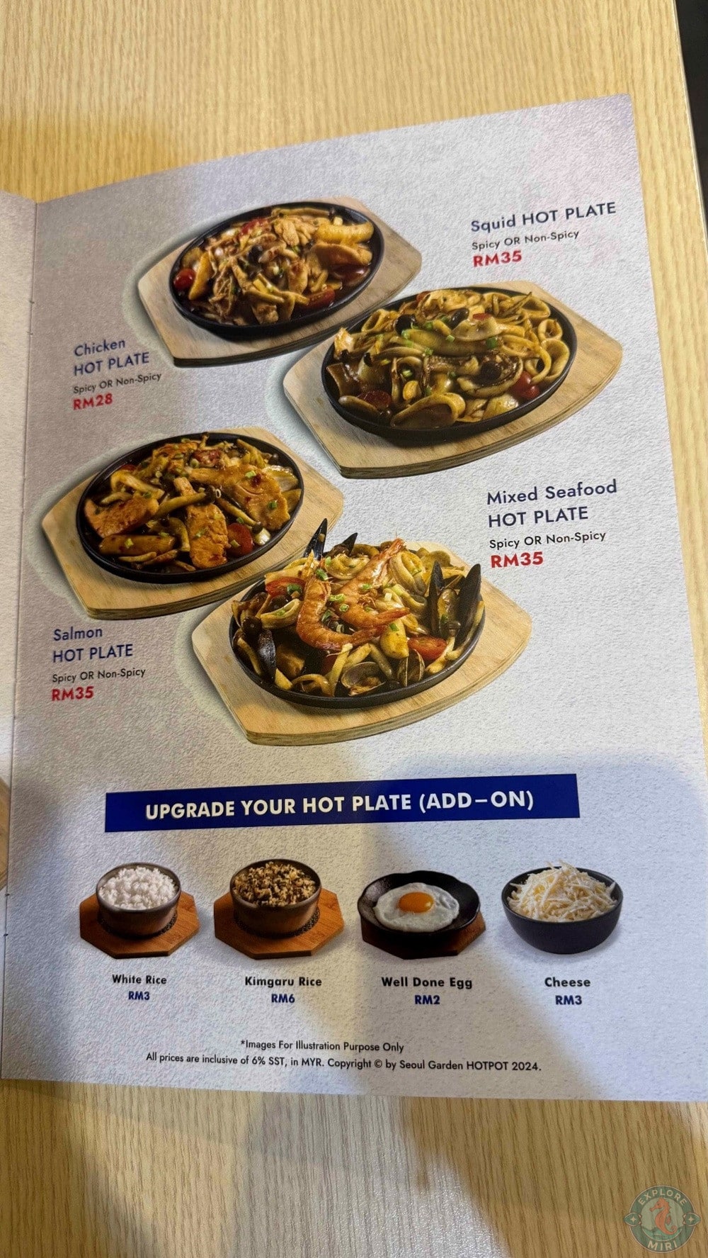 Seoul Garden Hotpot Imperial Permaisuri Mall Miri Hot Plate Menu 15