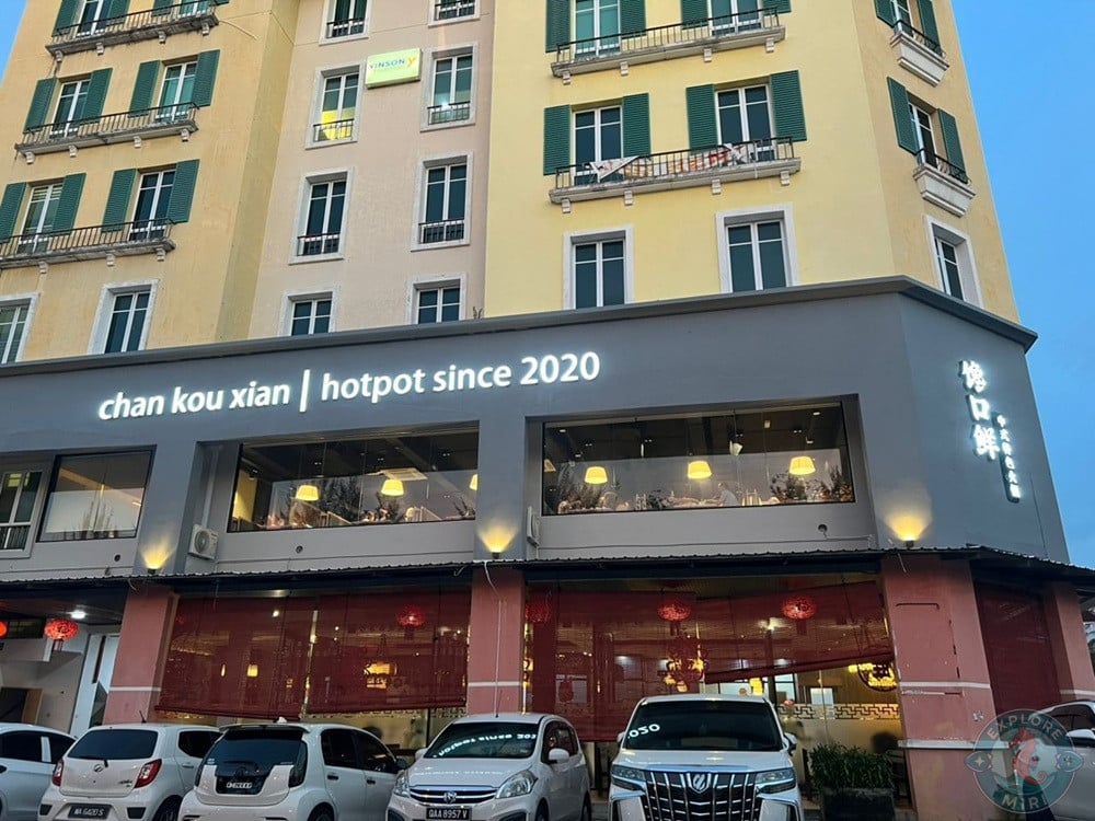 Chan Kou Xian Hotpot Miri Shop Front 1