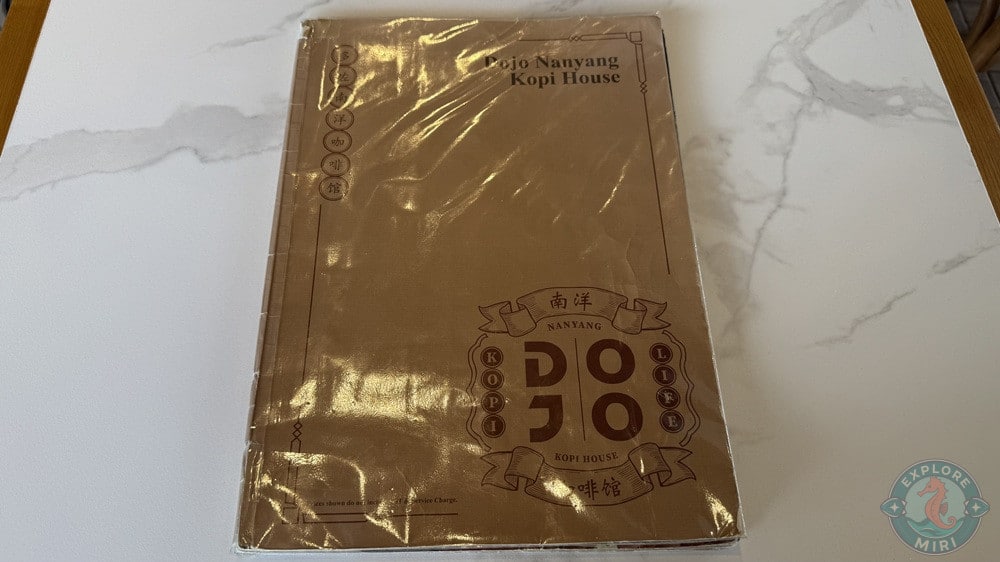 DOJO Nanyang Kopi House Miri Menu 7