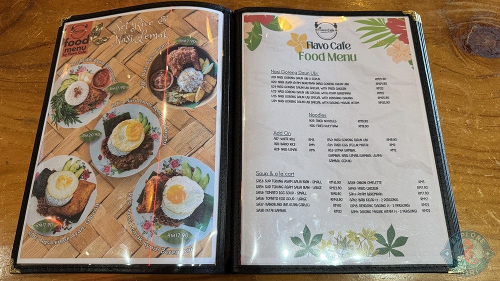 Flavo Cafe Rumah Dayak Miri Menu Masi Goreng Daun Ubi Noodles Add On Soup Ala Carte 8
