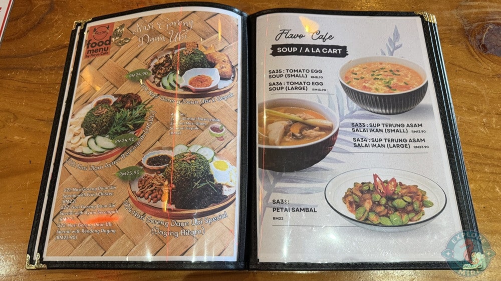 Flavo Cafe Rumah Dayak Miri Menu Masi Goreng Daun Ubi Soup Ala Cart 9