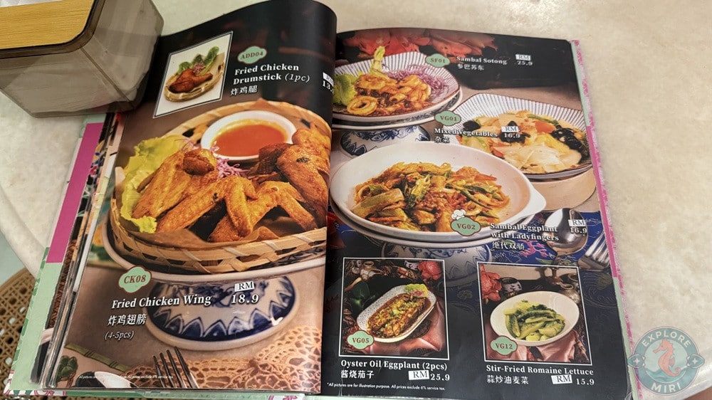 Kebaya Story Miri Menu Fried Chicken Sambal Sotong Vegetables 20