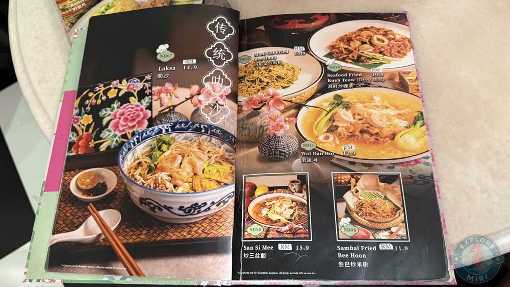 Kebaya Story Miri Menu Laksa Stir Fry Noodles 14