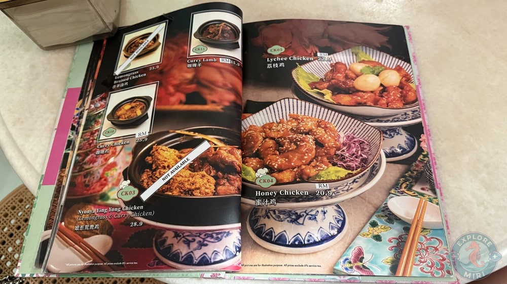 Kebaya Story Miri Menu Lamb and Chicken Dish 19