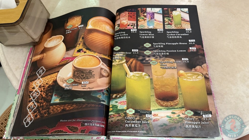 Kebaya Story Miri Menu Sparkling Drink Fresh Juice 24