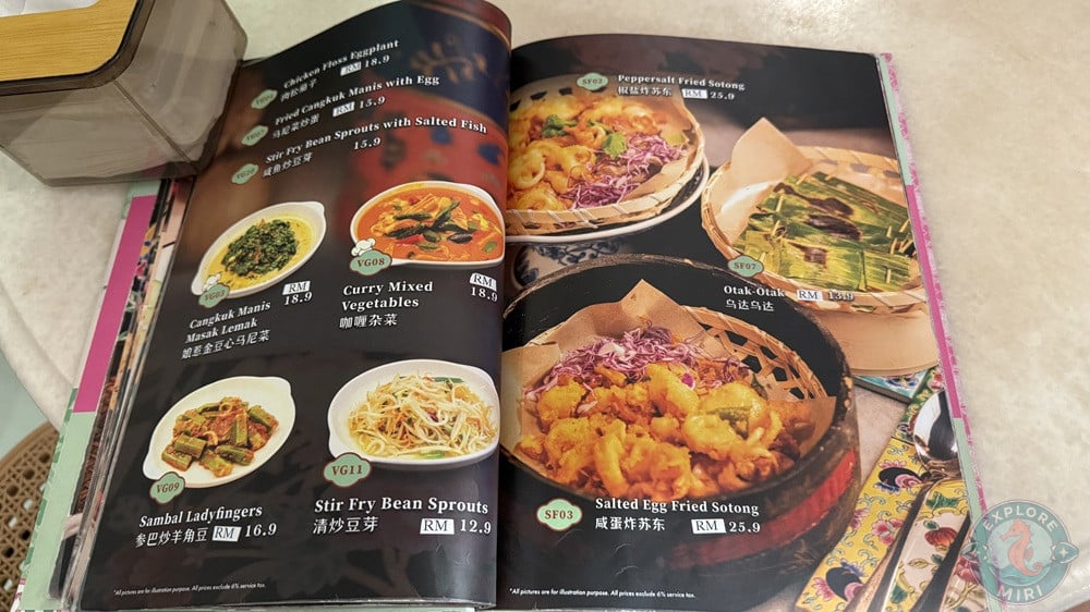 Kebaya Story Miri Menu Vegetables Sotong 21