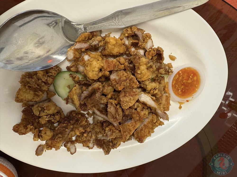 Woo Fook Seafood Restaurant Miri Fried Pork 5