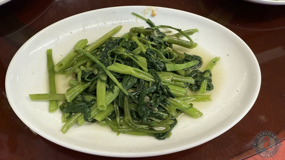 Woo Fook Seafood Restaurant Miri Kangkung Garlic 2